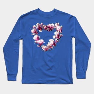 Magnolias - Magnolia Heart Long Sleeve T-Shirt